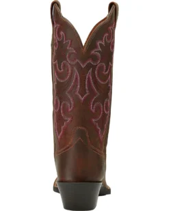 Ariat Women's Round Up Square Toe Western Boots -Western Cowboy Equipment 031769 41 BK