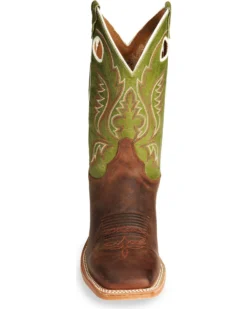 Justin Men's Bent Rail Collection Western Boots -Western Cowboy Equipment 036A46 38 FT