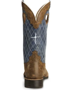Twisted X Men's Distressed Ruff Stock Western Boots - Broad Square Toe 13 Twisted X Men's Distressed Ruff Stock Western Boots - Broad Square Toe -Western Cowboy Equipment 036B30 B1 BK