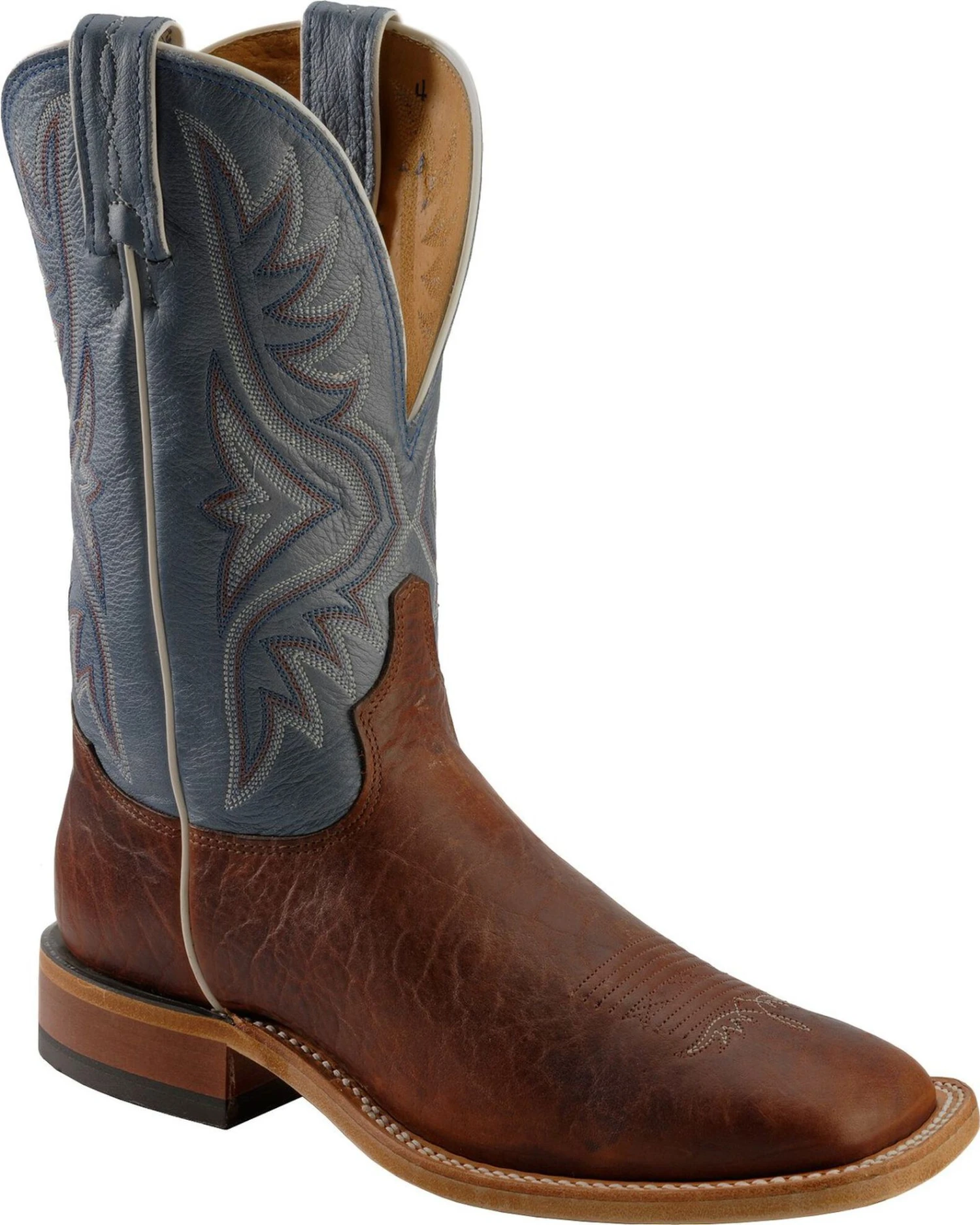 Tony Lama Men's Americana Western Boots - Broad Square Toe 1 Tony Lama Men's Americana Western Boots - Broad Square Toe