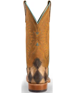 Horse Power By Anderson Bean Men's Patchwork Boots -Western Cowboy Equipment 036S39 41 BK