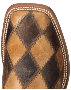 Horse Power By Anderson Bean Men's Patchwork Boots -Western Cowboy Equipment 036S39 41 TP