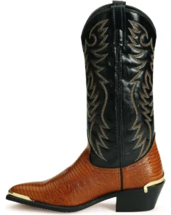 Laredo Lizard Print Western Boots -Western Cowboy Equipment 038558 PJ LT