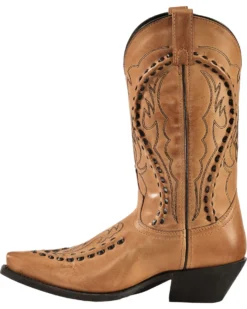 Laredo Men's Laramie Snip Toe Western Boots -Western Cowboy Equipment 038B82 BE LT