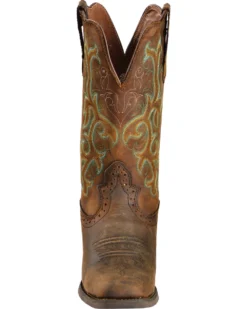 Justin Women's 12" Square Toe Stampede Western Boots -Western Cowboy Equipment 045E79 PH FT
