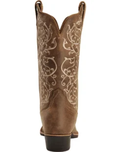Twisted X Women's Fancy Stitched Western Performance Boots - Medium Toe -Western Cowboy Equipment 045R07 ZS BK