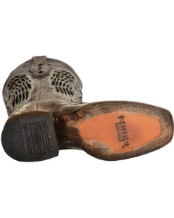 Corral Women's Sequin Wing & Cross Inlay Western Boots - Square Toe 11 Corral Women's Sequin Wing & Cross Inlay Western Boots - Square Toe -Western Cowboy Equipment 045U62 89 BM