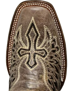 Corral Women's Sequin Wing & Cross Inlay Western Boots - Square Toe 12 Corral Women's Sequin Wing & Cross Inlay Western Boots - Square Toe -Western Cowboy Equipment 045U62 89 TP