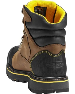 Keen Men's Milwaukee Mid Waterproof Boots - Steel Toe -Western Cowboy Equipment 050P88 B8 BK