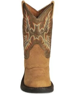 Ariat Boys' Workhog Western Boots - Square Toe 9 Ariat Boys' Workhog Western Boots - Square Toe -Western Cowboy Equipment 053710 BR FT