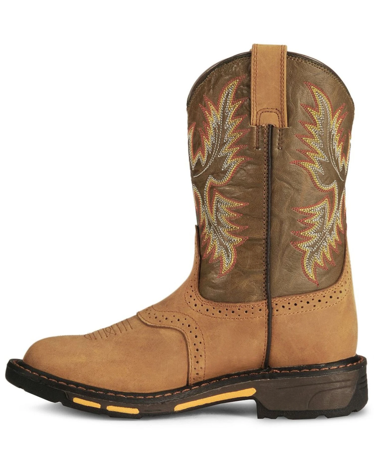 Ariat Boys' Workhog Western Boots - Square Toe 3 Ariat Boys' Workhog Western Boots - Square Toe - Image 3