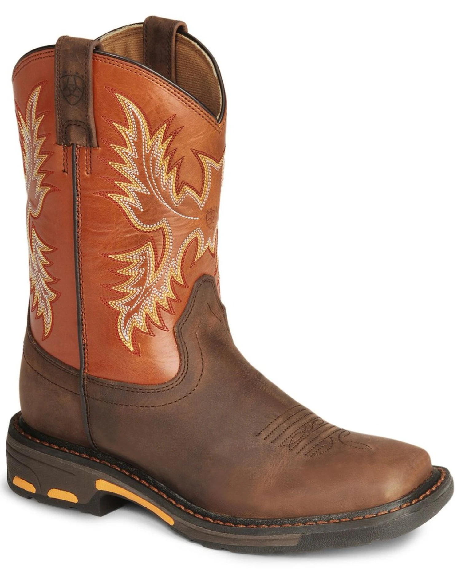 Ariat Boys' Earth Workhog Western Boots - Square Toe 1 Ariat Boys' Earth Workhog Western Boots - Square Toe