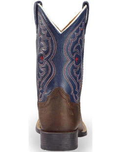 Ariat Boys' Quickdraw Western Boots - Square Toe -Western Cowboy Equipment 053A06 41 BK