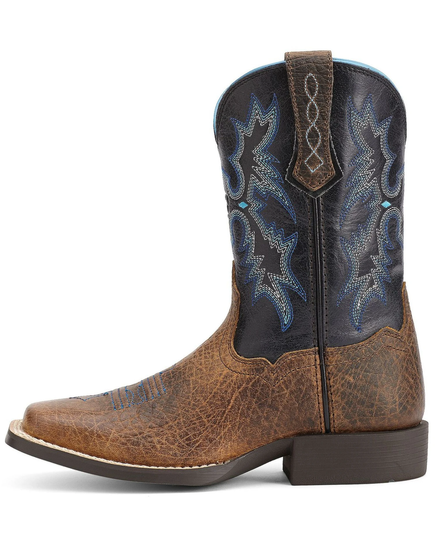 Ariat Boys' Tombstone Western Boots - Broad Square Toe 2 Ariat Boys' Tombstone Western Boots - Broad Square Toe - Image 2