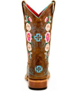 Macie Bean Little Girls' Honey Bunch Western Boots - Square Toe -Western Cowboy Equipment 053P11 7049 P4