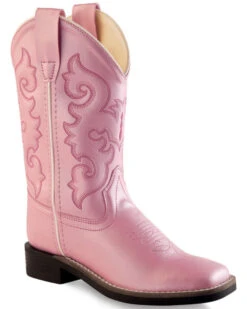 Old West Girls' Western Boots - Square Toe 