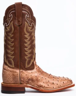 Tony Lama Men's San Saba Full Quill Ostrich Exotic Boots -Western Cowboy Equipment 066814 47 P2