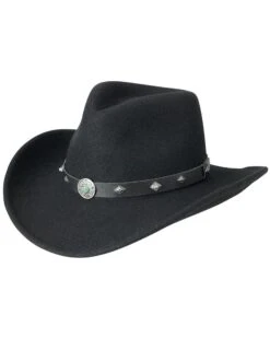 Silverado Women's Fancy Pinch Front Crushable Wool Cowboy Hat