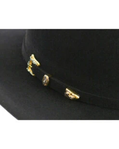 Cody James Men's 10X Black Fur Felt Cowboy Hat 10 Cody James Men's 10X Black Fur Felt Cowboy Hat -Western Cowboy Equipment 096R12 89 D3