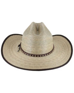 Cody James® Men's Brown Trimmed Straw Hat -Western Cowboy Equipment 099P15 19 P2