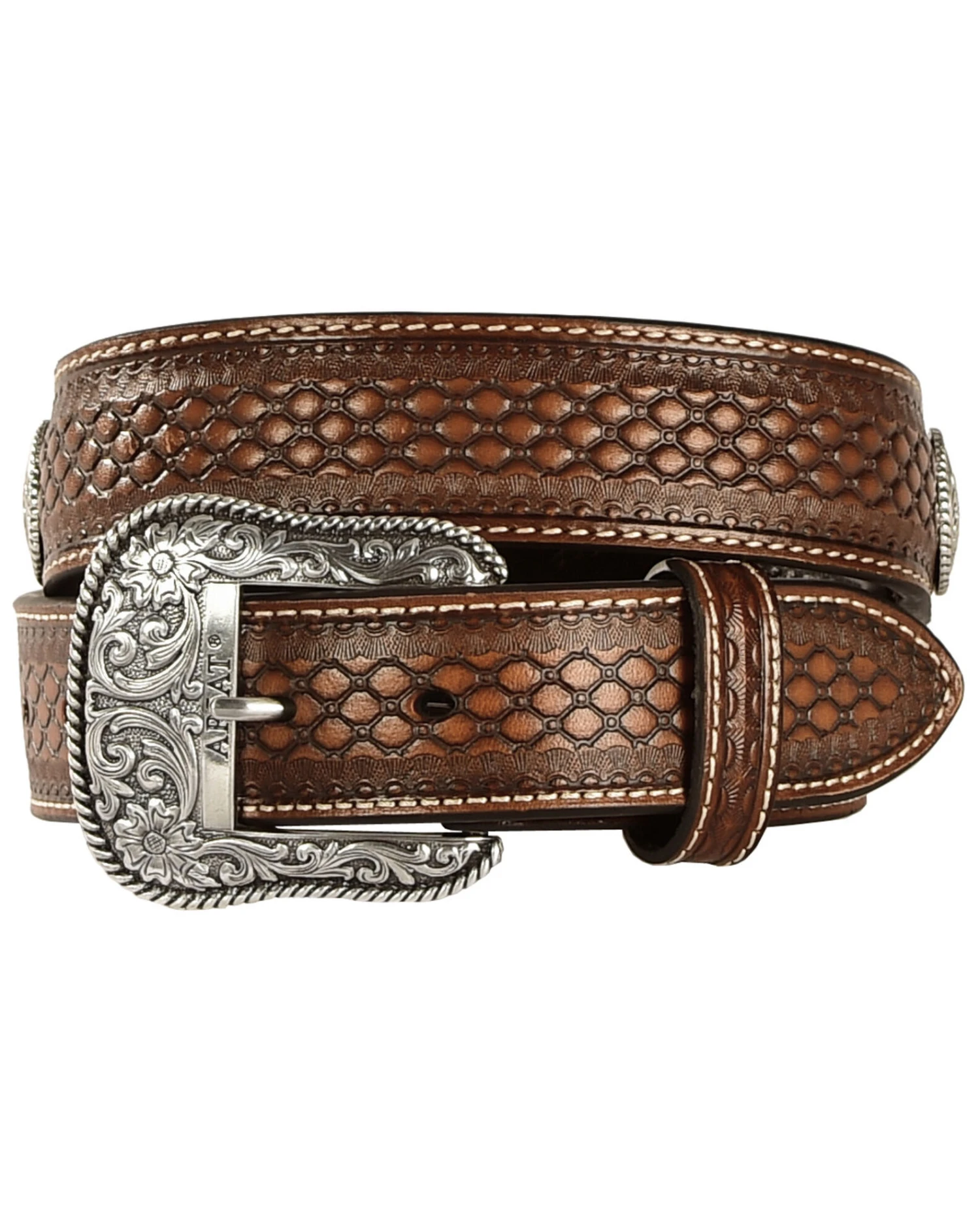 Ariat Men's Aztec Concho Belt 1 Ariat Men's Aztec Concho Belt