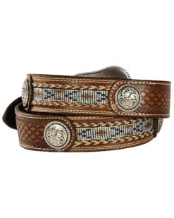 Ariat Men's Aztec Concho Belt 6 Ariat Men's Aztec Concho Belt -Western Cowboy Equipment 120K64 19 P2