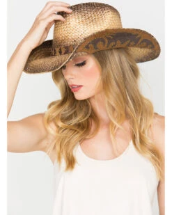 Shyanne® Women's Rustic Tan Straw Hat 13 Shyanne® Women's Rustic Tan Straw Hat -Western Cowboy Equipment 2000199477 200 D6