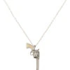 Silver Legends Women's Long Barrel Pistol Necklace 