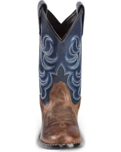 Cody James Boys' Two-Tone Embroidered Western Boots - Round Toe -Western Cowboy Equipment 2000221649 200 FT