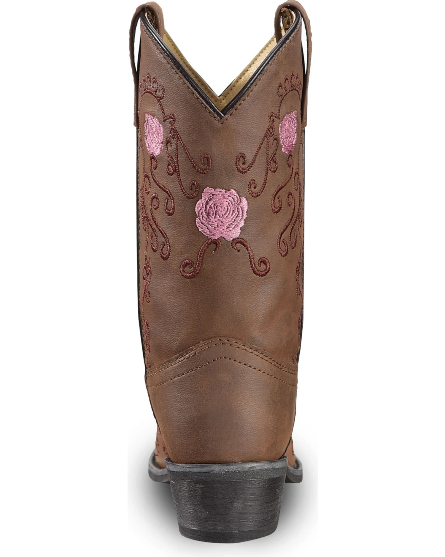 Shyanne Girls' Floral Embroidered Western Boots - Pointed Toe 7 Shyanne Girls' Floral Embroidered Western Boots - Pointed Toe - Image 7
