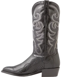 El Dorado Men's Handmade Ostrich Leg Western Boots - Medium Toe -Western Cowboy Equipment 2000221956 001 LT