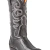 El Dorado Men's Handmade Ostrich Leg Western Boots - Medium Toe