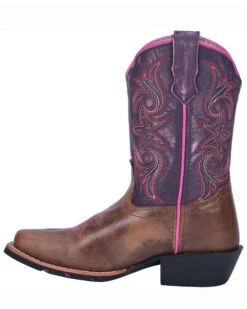 Dan Post Girls' Majesty Western Boots - Square Toe -Western Cowboy Equipment 2000225518 200 P3