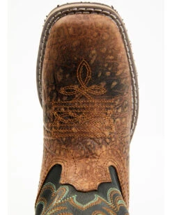 Smoky Mountain Boys' Jesse Bison Leather Print Boot - Square Toe 13 Smoky Mountain Boys' Jesse Bison Leather Print Boot - Square Toe -Western Cowboy Equipment 2000236238 200 P6