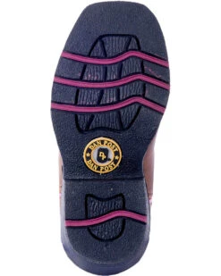 Dan Post Toddler Girls' Tryke Leather Boots - Square Toe  -Western Cowboy Equipment 2000244303 295 BM