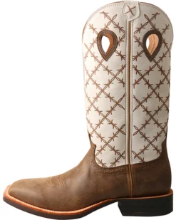 Twisted X Men's 14" Ruff Stock Boots - Broad Square Toe -Western Cowboy Equipment 2000244621 200 LT