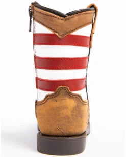 Cody James Toddler Boys' USA Flag Western Boots - Broad Square Toe -Western Cowboy Equipment 2000253466 200 P5
