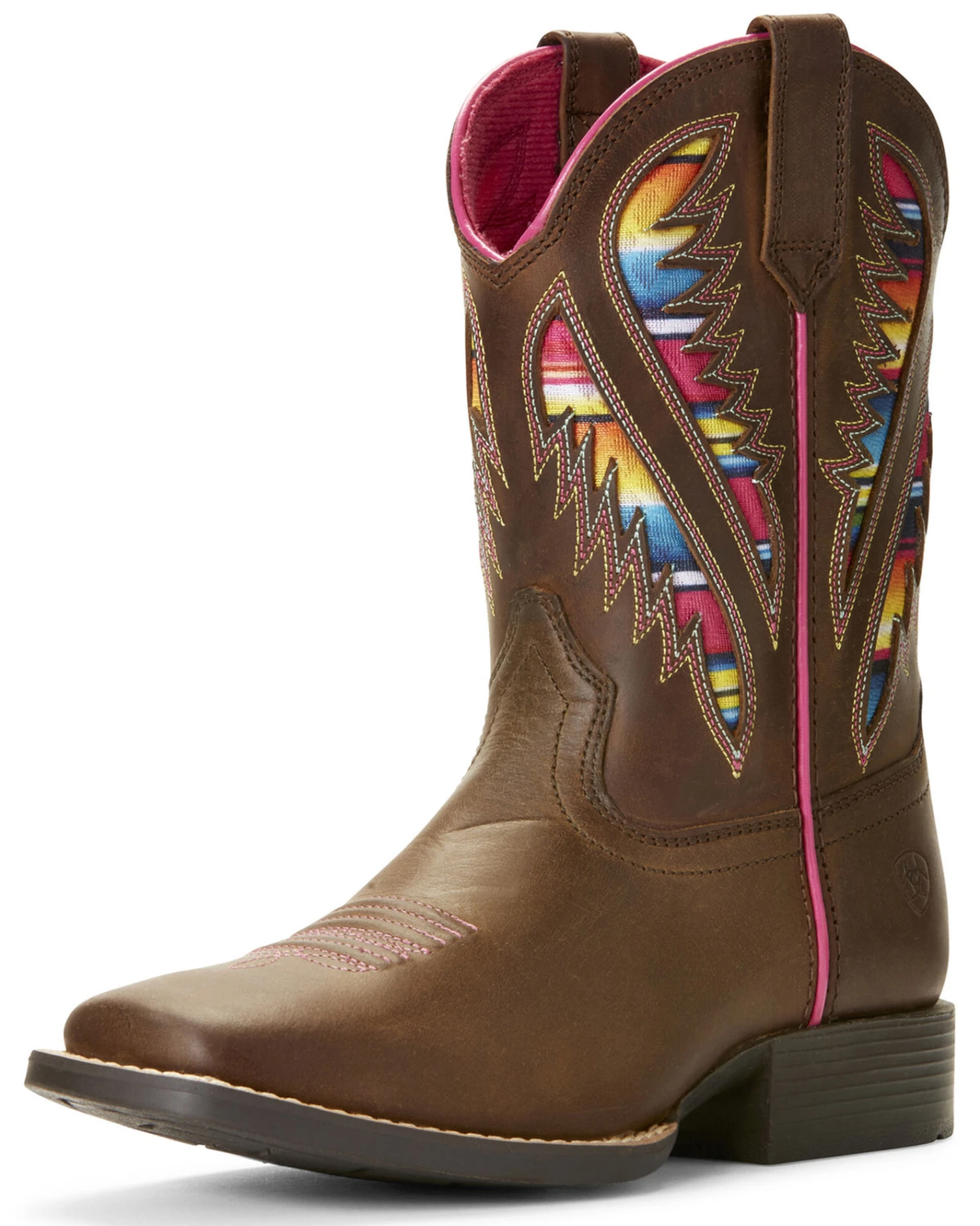 Ariat Girls' VentTEK Quickdraw Serape Western Boots - Broad Square Toe 1 Ariat Girls' VentTEK Quickdraw Serape Western Boots - Broad Square Toe