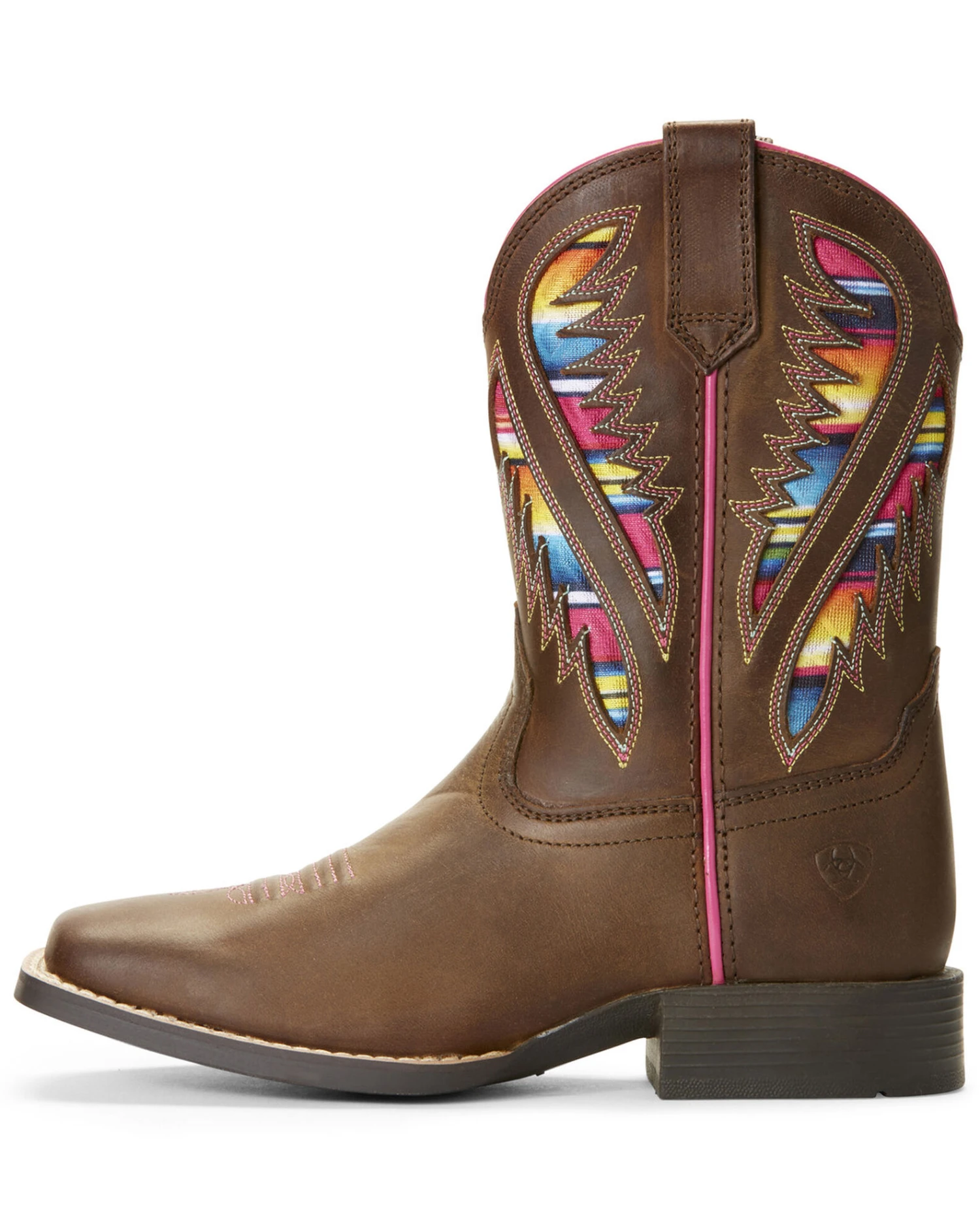 Ariat Girls' VentTEK Quickdraw Serape Western Boots - Broad Square Toe 2 Ariat Girls' VentTEK Quickdraw Serape Western Boots - Broad Square Toe - Image 2