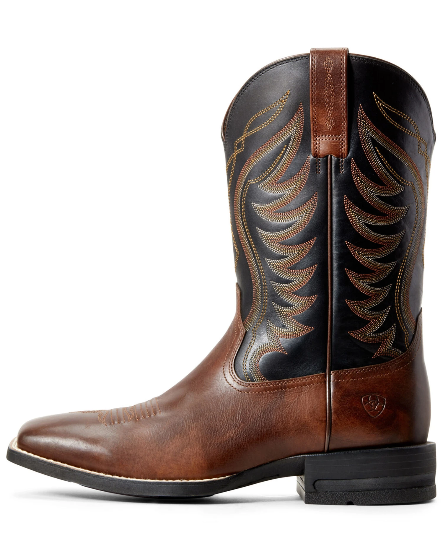 Ariat Men's Amos Hand Stained Western Boots - Square Toe 2 Ariat Men's Amos Hand Stained Western Boots - Square Toe - Image 2