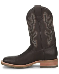 Double H Men's Dark Brown Elk Western Boots - Broad Square Toe 9 Double H Men's Dark Brown Elk Western Boots - Broad Square Toe -Western Cowboy Equipment 2000285688 240 P3