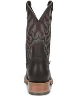 Double H Men's Dark Brown Elk Western Boots - Broad Square Toe 10 Double H Men's Dark Brown Elk Western Boots - Broad Square Toe -Western Cowboy Equipment 2000285688 240 P4