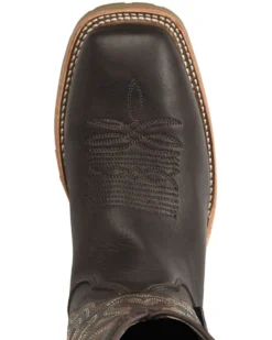 Double H Men's Dark Brown Elk Western Boots - Broad Square Toe 12 Double H Men's Dark Brown Elk Western Boots - Broad Square Toe -Western Cowboy Equipment 2000285688 240 P6
