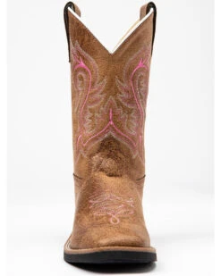 Shyanne Girls' Madison Faux Leather Western Boots - Square Toe -Western Cowboy Equipment 2000288280 927 P4