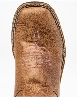 Shyanne Girls' Madison Faux Leather Western Boots - Square Toe -Western Cowboy Equipment 2000288280 927 P6