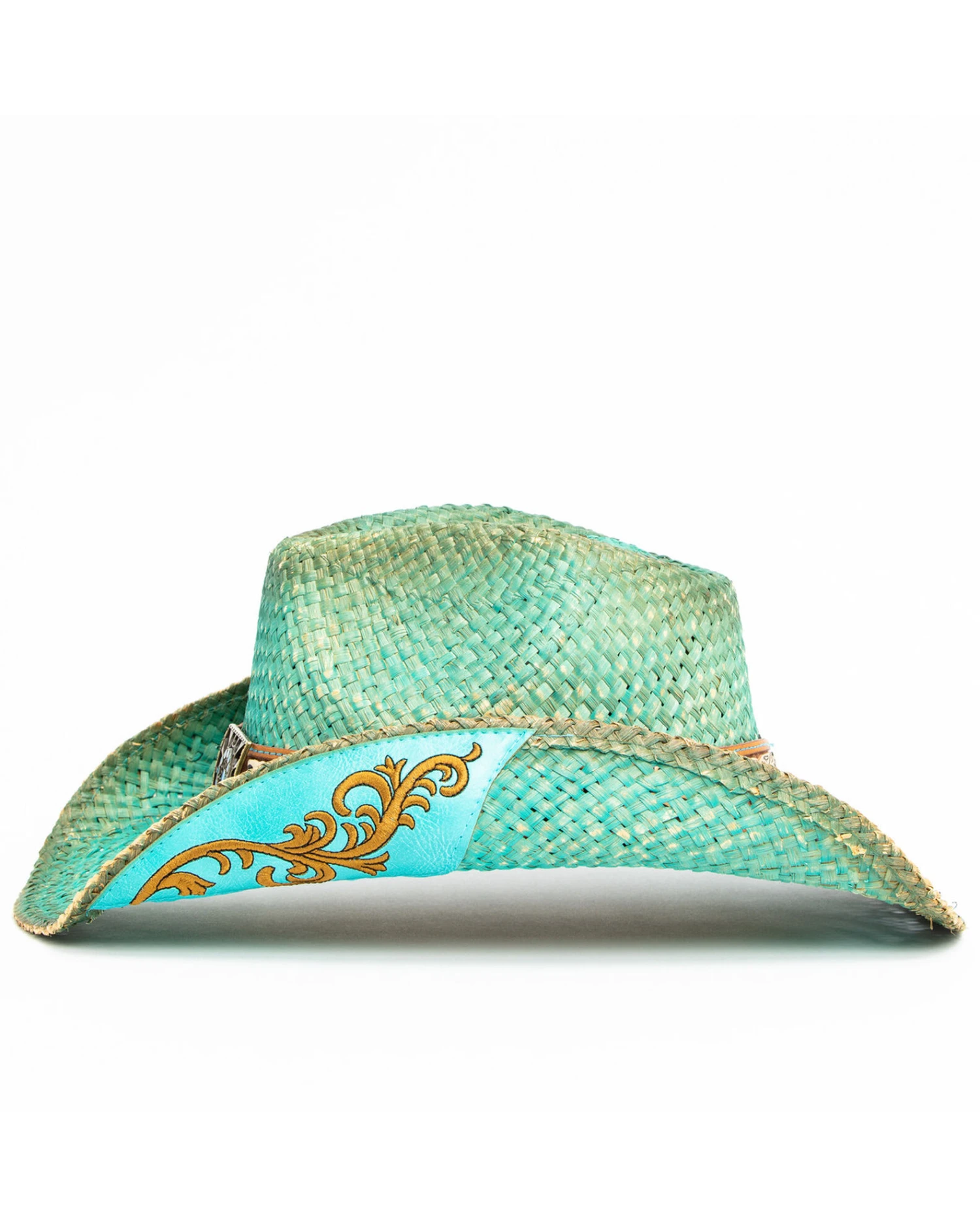 Shyanne Women's Cactus Flower Western Straw Hat 2 Shyanne Women's Cactus Flower Western Straw Hat - Image 2