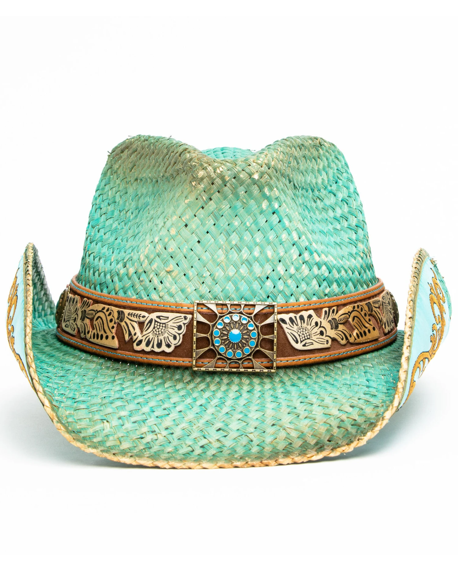 Shyanne Women's Cactus Flower Western Straw Hat 4 Shyanne Women's Cactus Flower Western Straw Hat - Image 4