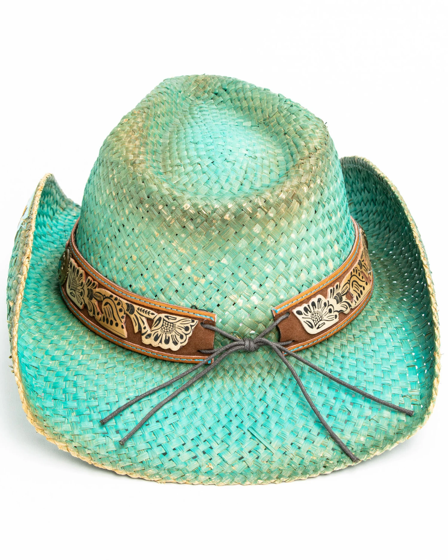 Shyanne Women's Cactus Flower Western Straw Hat 5 Shyanne Women's Cactus Flower Western Straw Hat - Image 5