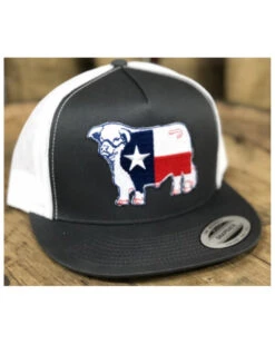 Lazy J Ranch Men's Texas Cow Patch Mesh-Back Ball Cap 