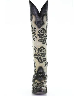 Corral Women's Rose Embroidery Western Boots - Snip Toe -Western Cowboy Equipment 2000293476 100 P5